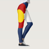 Cooler Staat der Flagge von Colorado Leggings (Rechts)