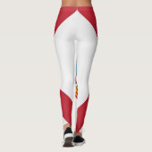 Cooler Staat der Flagge von Florida Leggings (Rückseite)