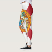 Cooler Staat der Flagge von Florida Leggings (Links)