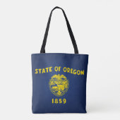 Cooler Staat der Flagge von Oregon Tasche (Rückseite)