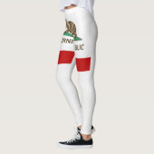Cooler Staat der kalifornischen Flagge Leggings (Links)