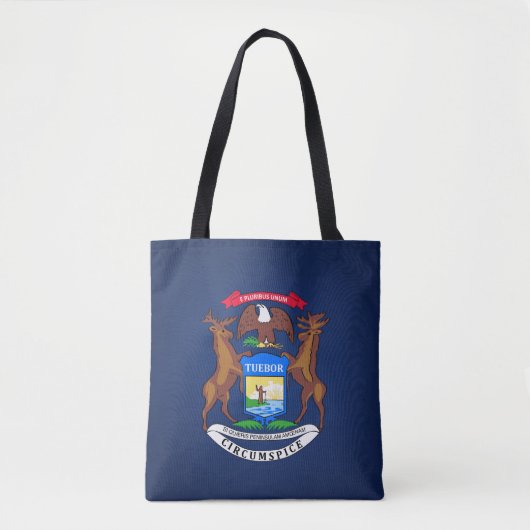 Cooler Staat der Michigan Fahne Tasche (Vorderseite)