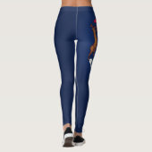 Cooler Staat der Michigan-Flagge Leggings (Rückseite)