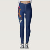 Cooler Staat der Michigan-Flagge Leggings (Vorderseite)