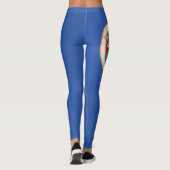 Cooler Staat der Minnesota-Fahne Leggings (Rückseite)