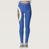 Cooler Staat der Minnesota-Fahne Leggings (Vorderseite)