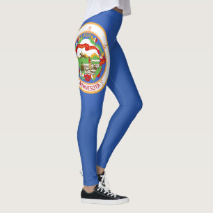 Cooler Staat der Minnesota-Fahne Leggings