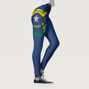 Cooler Staat der Nevada-Fahne Leggings