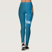 Cooler Staat der Oklahoma-Fahne Leggings (Rückseite)