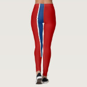 Cooler Staat der Tennessee-Fahne Leggings (Rückseite)
