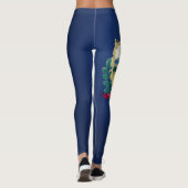 Cooler Staat der Vermont Flag Fashion Leggings (Rückseite)
