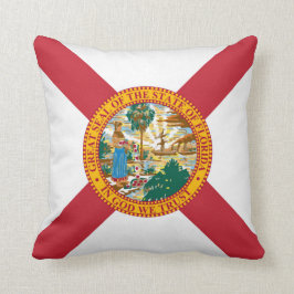 Cooler Staat von Florida-Flagge Kissen