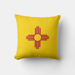 Cooler Staat von New-Mexiko Flagge Kissen