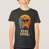Cooler Starfish Surf T - Shirt bleibe (Vorderseite)