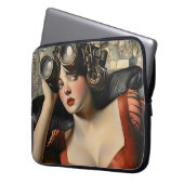 Cooler Steampunk-Laptop-Sieb Laptopschutzhülle (Vorderseite Links)