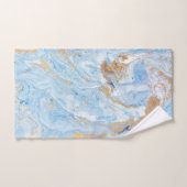 Cooler Stein aus blauem Gold Badhandtuch Set (Handtuch)