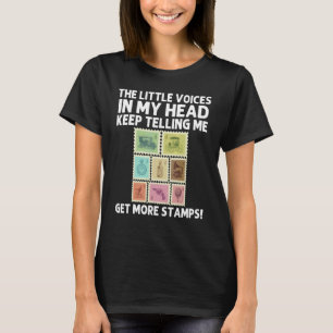 Cooler Stempel Für Männer Frauen Briefmarkensammel T-Shirt