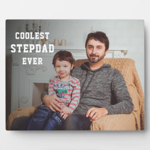 Cooler Stepdad je Personalisierter Foto Vater Fotoplatte