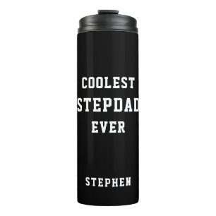 Cooler Stepdad je Typografie Personalisierter Vate Thermosbecher