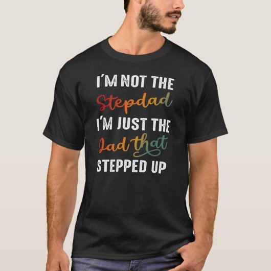 Cooler Stepdad Vatertag T - Shirt (Vorderseite)