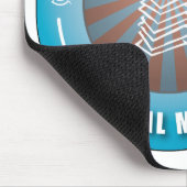 Cooler Steuer-Vorbereiter-Verein Mousepad (Ecke)