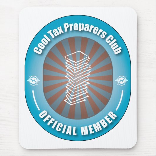 Cooler Steuer-Vorbereiter-Verein Mousepad (Vorne)