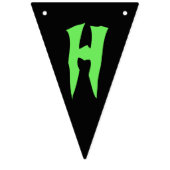 Cooler Stilftiger Halloween-Party-Banner Wimpelkette (Zweite Fahne)