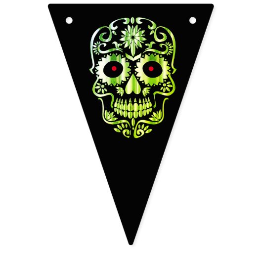 Cooler Stilftiger Halloween-Party-Banner Wimpelkette (Erste Fahne)