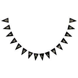 Cooler Stilftiger Halloween-Party-Banner Wimpelkette