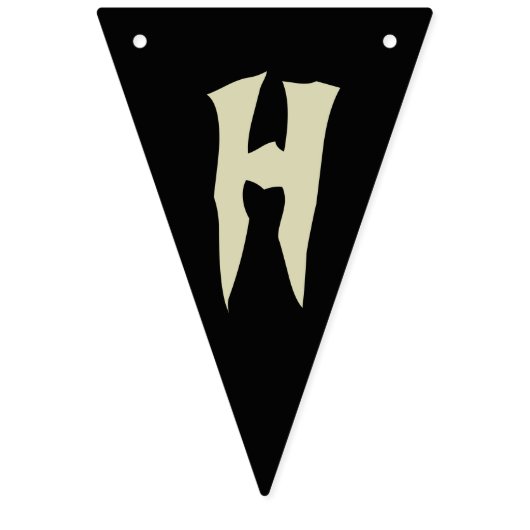 Cooler Stilftiger Halloween-Party-Banner Wimpelkette (Zweite Fahne)