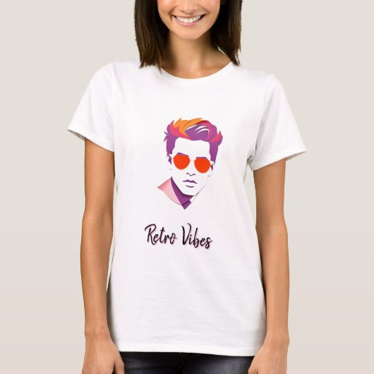 Cooler Stilmann mit Sonnenbrille T-Shirt (Vorderseite)