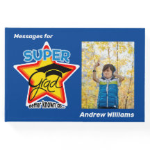 Cooler Super Grad bearbeitbarer Foto-Text-Abschlus