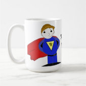 Cooler Superheld Kaffeetasse (Links)