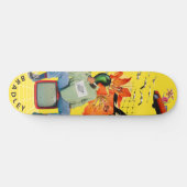 Cooler Surreal Funny Einzigartiger Personalisierte Skateboard (Horizontal)