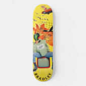Cooler Surreal Funny Einzigartiger Personalisierte Skateboard (Vorderseite)