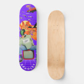 Cooler Surreal Funny Einzigartiger Personalisierte Skateboard (Vorderseite)