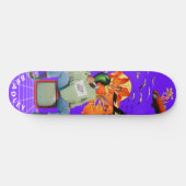 Cooler Surreal Funny Einzigartiger Personalisierte Skateboard (Horizontal)
