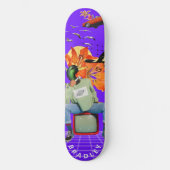 Cooler Surreal Funny Einzigartiger Personalisierte Skateboard (Vorderseite)
