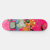 Cooler Surreal Funny Einzigartiger Personalisierte Skateboard (Horizontal)