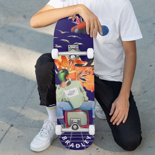 Cooler Surreal Funny Einzigartiger Personalisierte Skateboard