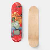 Cooler Surreal Funny Einzigartiger Personalisierte Skateboard (Vorderseite)