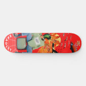 Cooler Surreal Funny Einzigartiger Personalisierte Skateboard (Horizontal)