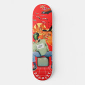 Cooler Surreal Funny Einzigartiger Personalisierte Skateboard (Vorderseite)