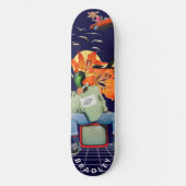 Cooler Surreal Funny Einzigartiger Personalisierte Skateboard (Vorderseite)