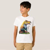 Cooler T - Shirt von Dinosaurier Unisex Kid (Vorne ganz)