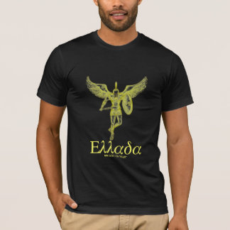 Cooler T - Shirtentwurf des griechischen Kriegers T-Shirt