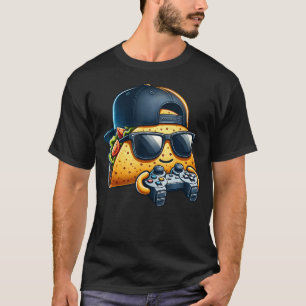 Cooler Taco spielt Videospiele. Lustige Videospiel T-Shirt