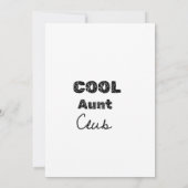 cooler Tante-Club Einladung (Rückseite)