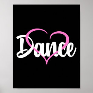 Cooler Tanz für Frauen Girls Ballroom Lyrical Ange Poster