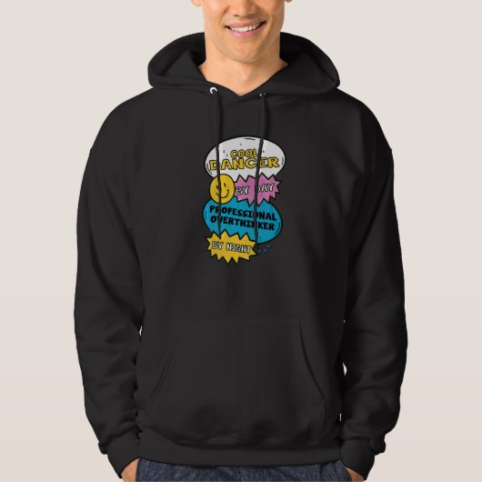 Cooler Tänzer bei Tag, professioneller Überdenker Hoodie (Vorderseite)
